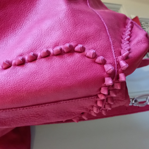 Women's Liebeskind Berlin red leather backpack shoulder bag purse handbag - Picture 7 of 16